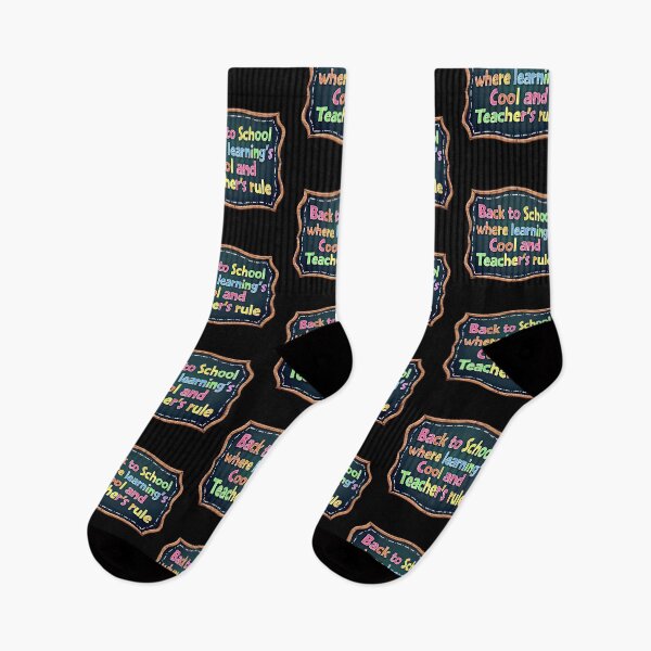 Item preview, Back To School Learnings Cool And Teachers Rule. Back In Class Returning To School Teachers designed and sold by SideKickCreates.