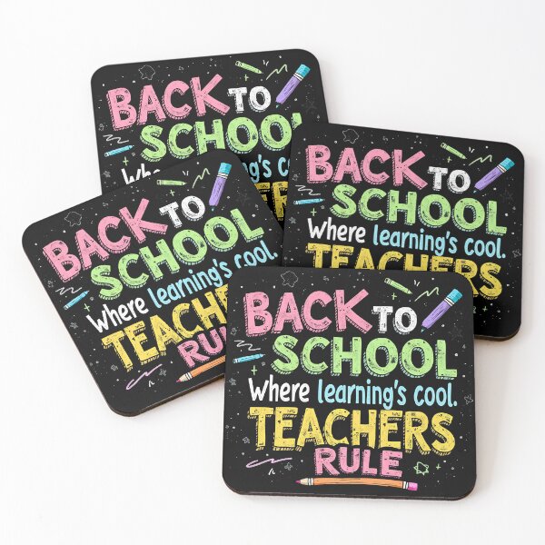 Item preview, Back To School Learnings Cool Teachers Rule. Back In Class Returning To School Teachers designed and sold by SideKickCreates.