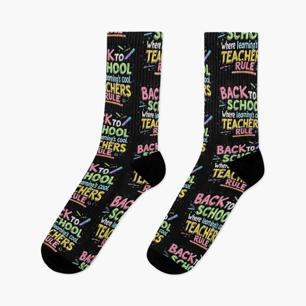 Item preview, Back To School Learnings Cool Teachers Rule. Back In Class Returning To School Teachers designed and sold by SideKickCreates.