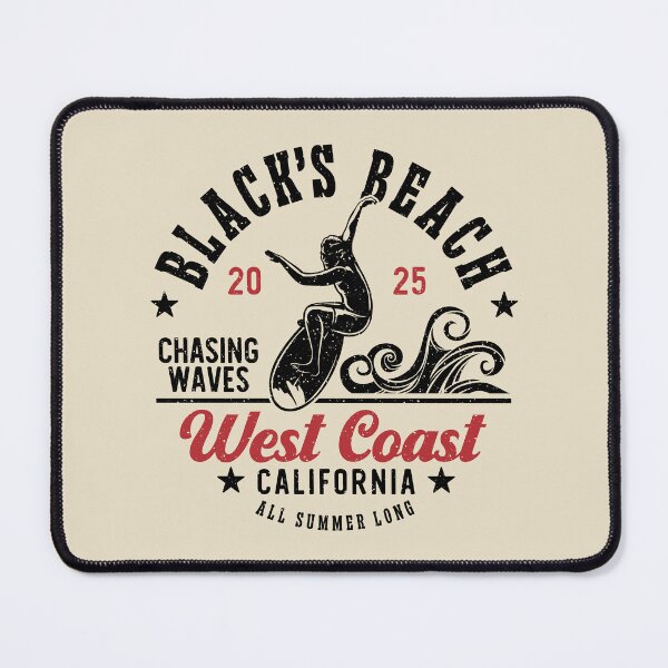Item preview, Surfing Blacks Beach Surf La Jolla San Diego California designed and sold by eclecTEEq.