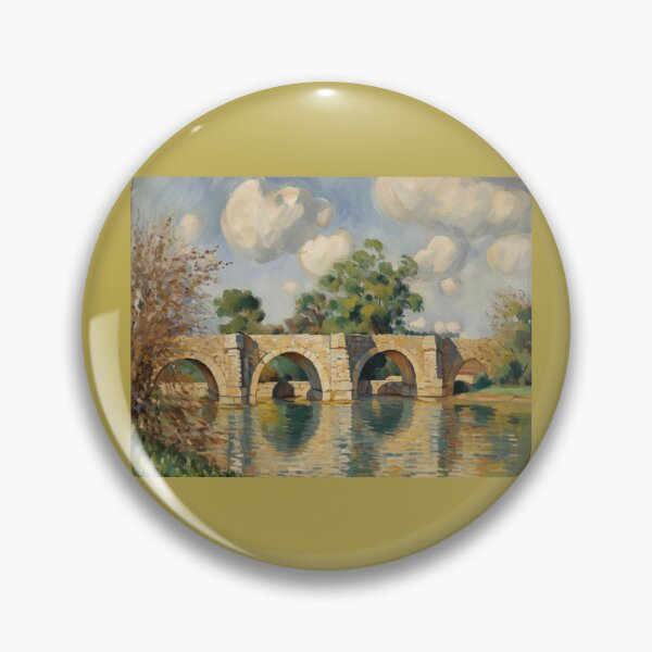 Item preview, staverton bridge2（watercolour + AI） designed and sold by artsmeow.