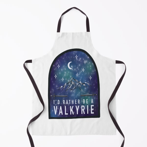 Item preview, I’d Rather Be a Valkyrie – Fantasy Warrior Quote designed and sold by AvviareArt.