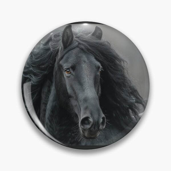 Item preview, Wild Black Horse Stallion designed and sold by CritterWisdom.