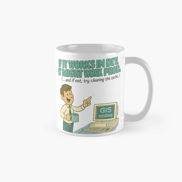 Item preview, Dev, Prod & Coffee – GIS Style designed and sold by MapHappens.