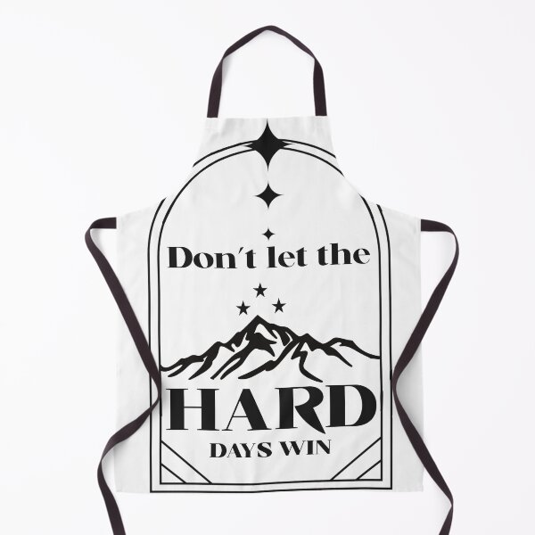 Item preview, Don’t Let the Hard Days Win – Inspirational Book Quote designed and sold by AvviareArt.