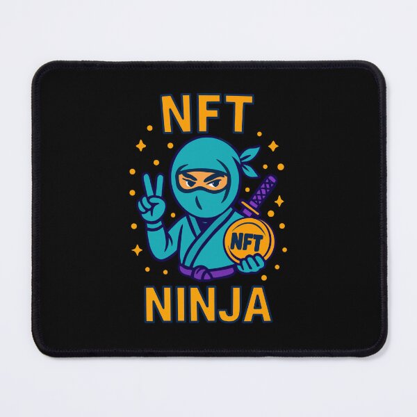 Item preview, "NFT Ninja" – Master of the Blockchain Shadows designed and sold by BitCrop.