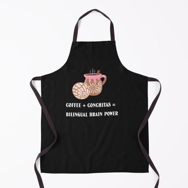 Item preview, Coffee + Conchitas = Bilingual Brain Power designed and sold by MsUniqueTees.