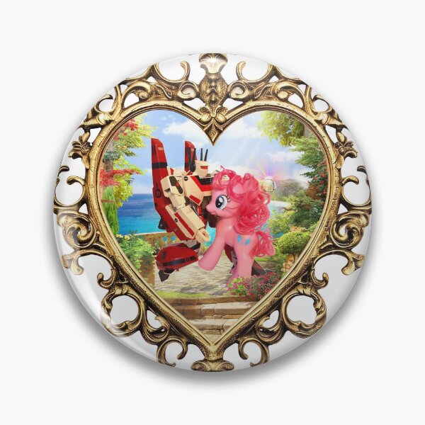 Item preview, Robot asking pony in marriage designed and sold by Elyssa Porlier.