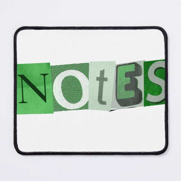 Item preview, Green Notebook Notes Magazine Letters designed and sold by RosesVisuals.