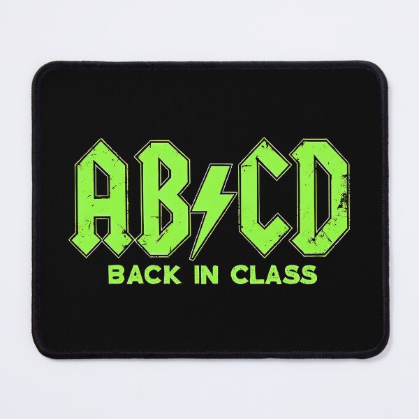 Item preview, ABCD Back To School Back In Class Returning To School Green designed and sold by SideKickCreates.
