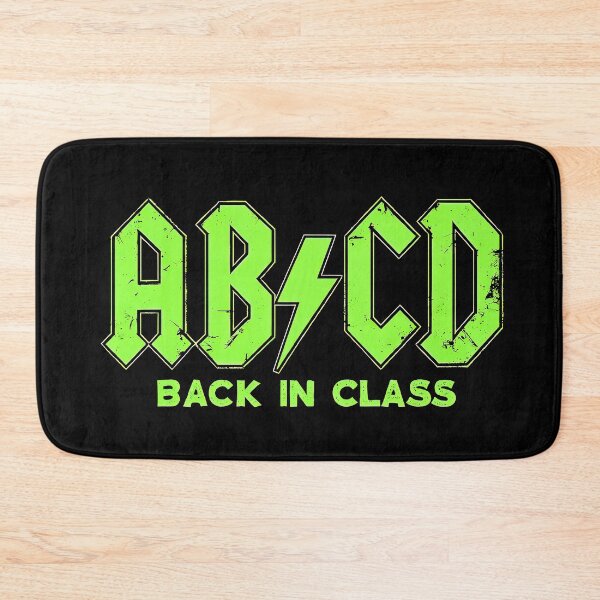 Item preview, ABCD Back To School Back In Class Returning To School Green designed and sold by SideKickCreates.