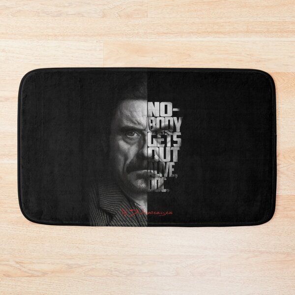 Artikelvorschau, Zitat-Kunstwerk von Al Swearengen – Minimalistisches Charakterdesign von Deadwood entworfen und verkauft von Enea Kelo.