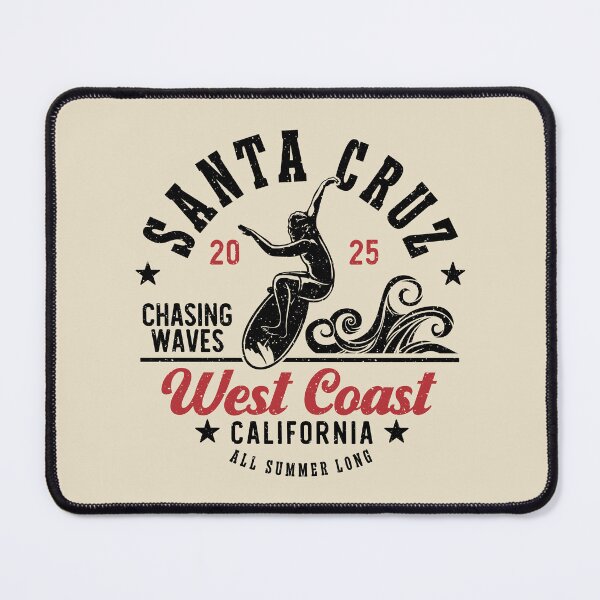 Item preview, Surfing Santa Cruz Surf Monterey Bay California designed and sold by eclecTEEq.