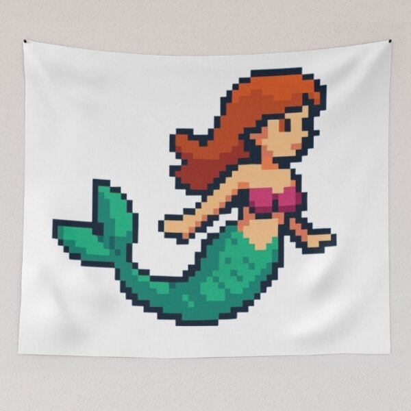 Aperçu de l'œuvre sirène 8 bits créée et vendue par Couldbebettah.