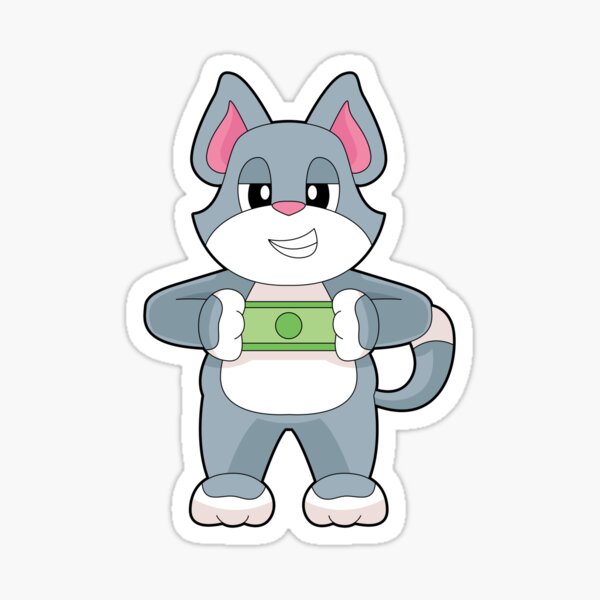 Artikel-Vorschau von Katze Banknote, designt und verkauft von Snabdesign84.
