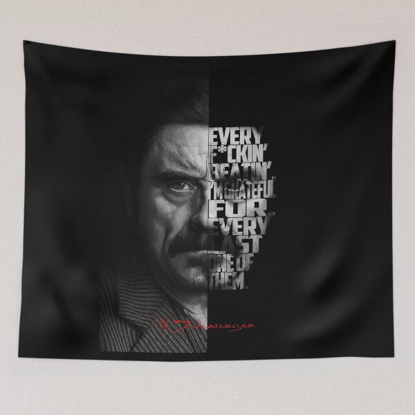 Item preview, Al Swearengen Quote Artwork – Deadwood Minimalist Character Design designed and sold by Enea Kelo.