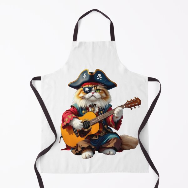 Item preview, A RELAXED PERSIAN CAT DRESSED AS A PIRATE designed and sold by KISHNAY-FASHION.