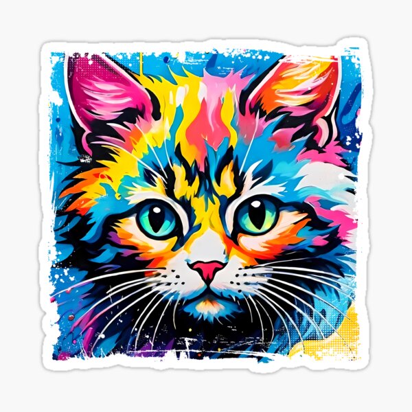 Artikel-Vorschau von Katzen-Graffiti, designt und verkauft von BeetleInABox.