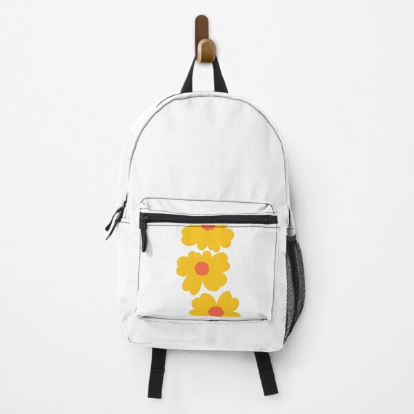 Item preview, Bright Yellow Triple Flower Minimalist Design designed and sold by ArtfulWeave.