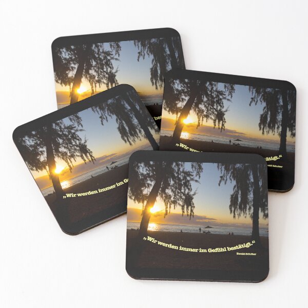 Item preview, Feeling is truth and guide – Sunset & Soul Quote designed and sold by Katja LebenFreude.