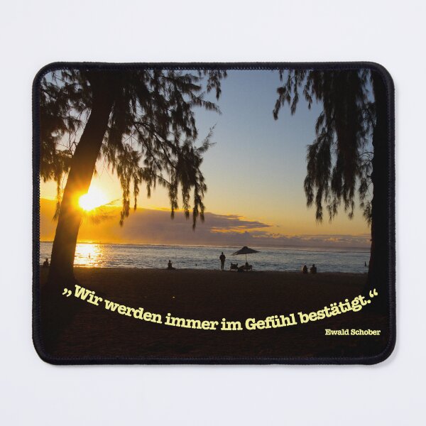 Item preview, Feeling is truth and guide – Sunset & Soul Quote designed and sold by Katja LebenFreude.