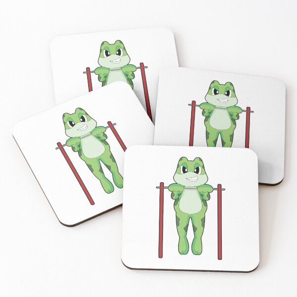 Item preview, Frog Bodybuilder Pull ups Bodybuilding designed and sold by Snabdesign84.