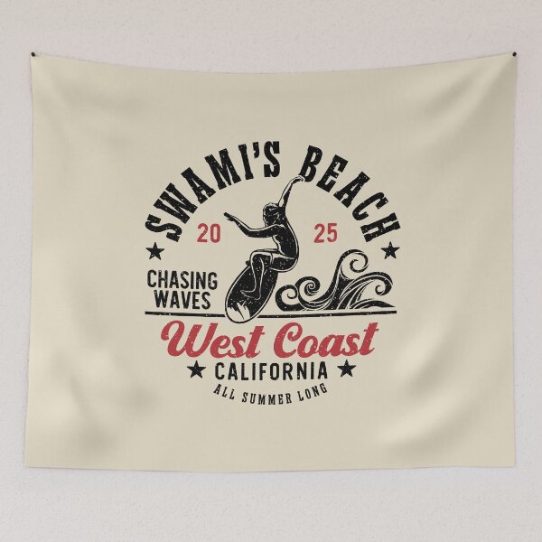 Item preview, Surfing Swamis Beach Surf San Diego County California designed and sold by eclecTEEq.