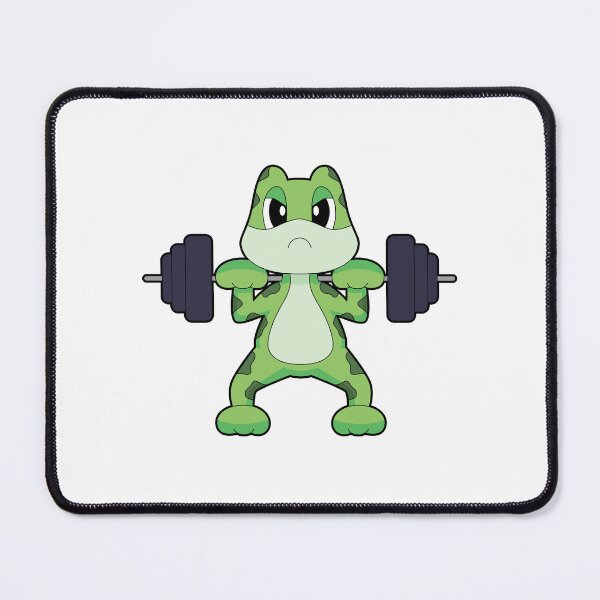 Item preview, Frog Bodybuilder Dumbbell Bodybuilding designed and sold by Snabdesign84.