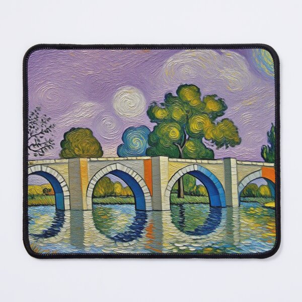Item preview, staverton bridge3(watercolour + AI) designed and sold by artsmeow.
