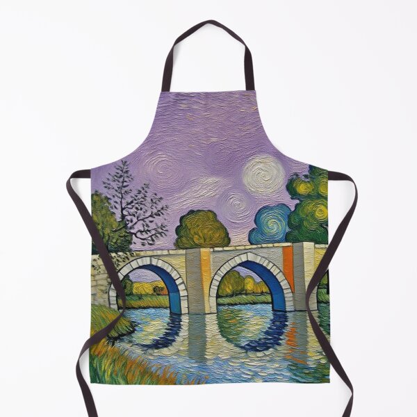 Item preview, staverton bridge3(watercolour + AI) designed and sold by artsmeow.