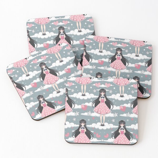 Item preview, Cute little girls floating on a cloud AI generated by frasues designed and sold by frasues.