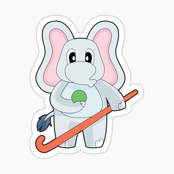 Aperçu de l'œuvre Bâton de hockey sur gazon Elephant Field hockey créée et vendue par Snabdesign84.