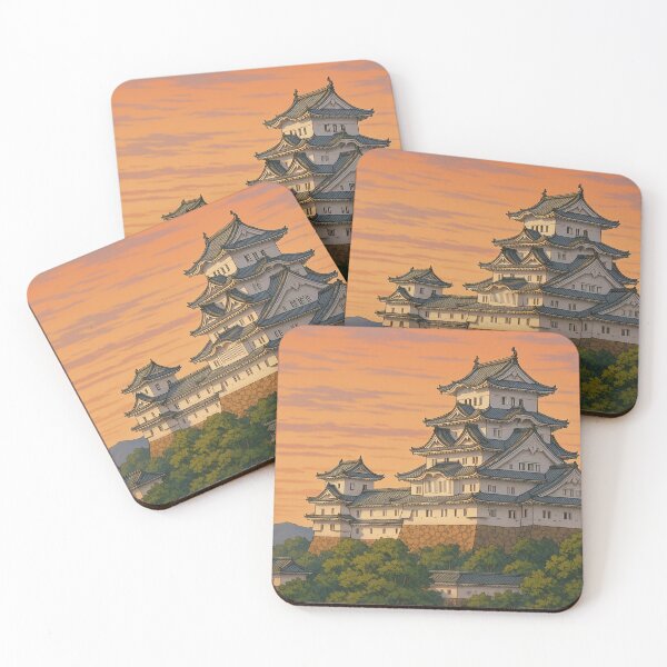 Item preview, Sunset over The Himeji Castle designed and sold by Takeda-art.