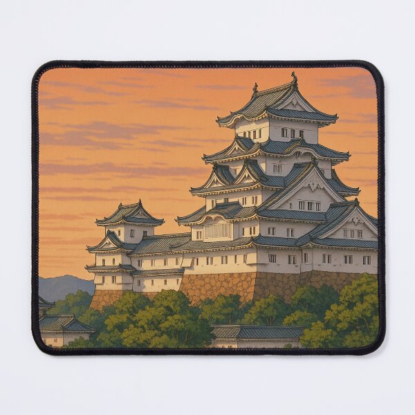 Item preview, Sunset over The Himeji Castle designed and sold by Takeda-art.