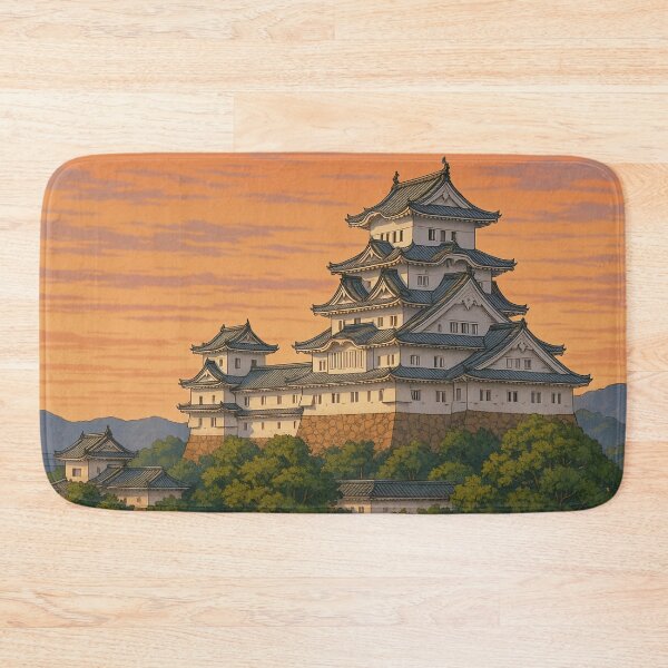 Item preview, Sunset over The Himeji Castle designed and sold by Takeda-art.