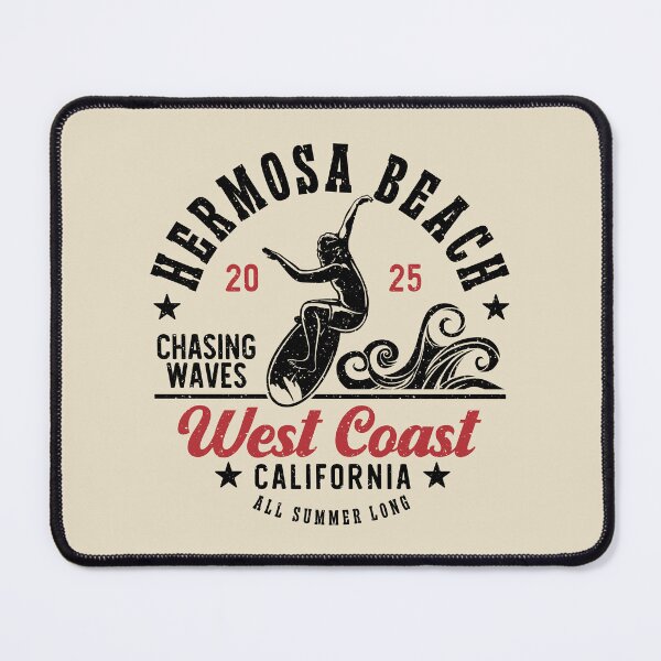 Item preview, Surfing Hermosa Beach Surf Los Angeles County California designed and sold by eclecTEEq.