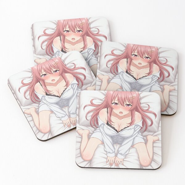 Item preview, Shy, charming and dreamy Waifu in the sheets designed and sold by GerwantSHOP.