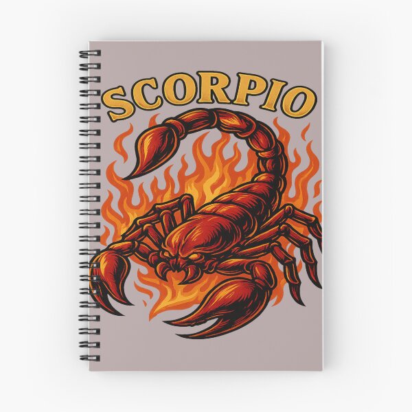 Item preview, Fierce Scorpio Zodiac Sign – Fiery Tattoo-Style Graphic designed and sold by © Zenscape Studio 2025.