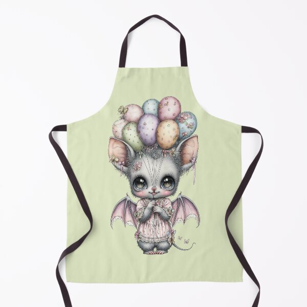 Item preview, Little bat with pastel balloons designed and sold by GabbyKI261.