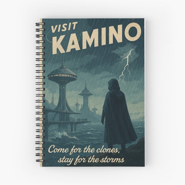 Item preview, Visit Kamino – Clone Vibes and Thunder Skies designed and sold by Cozy Trends.