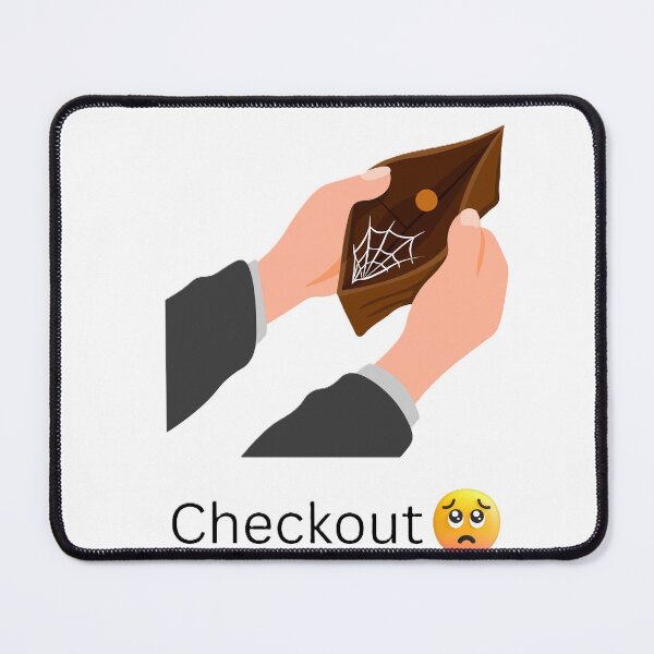Item preview, Empty Wallet at Checkout Moment designed and sold by Green studio.