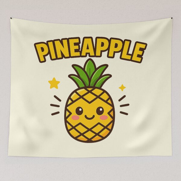 Item preview, Cute Pineapple Art designed and sold by thepicassoUA.