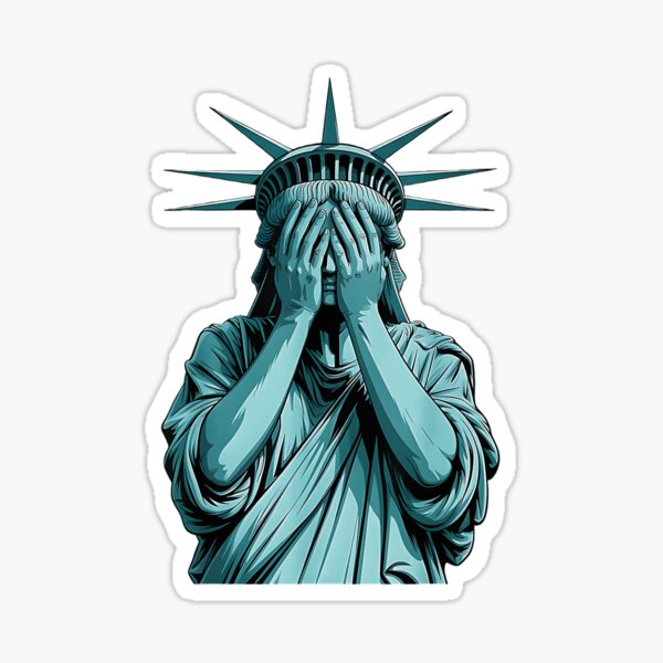 Item preview, Blood crying Statue of Liberty designed and sold by URGlden.