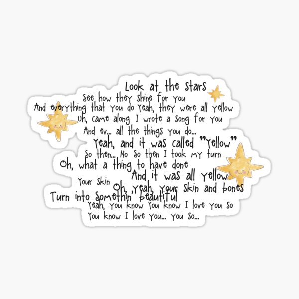 Vista previa del artículo con la obra «Mira las estrellas, mira cómo brillan para ti... sí, y se llamaba "amarillo" | Mi año en Oxford, Jamie y Anna», diseñado y vendido por Pinu92.
