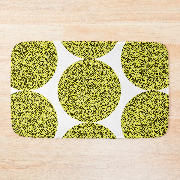 Item preview, Abstract Turing Pattern Puffer Fish Yellow Black Mix designed and sold by FunnyFeelingStudio.