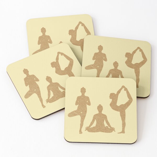 Item preview, Three Yoga Poses: Tree, Lotus, and Dancer designed and sold by Laanas.