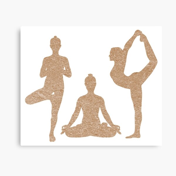 Item preview, Three Yoga Poses: Tree, Lotus, and Dancer designed and sold by Laanas55.