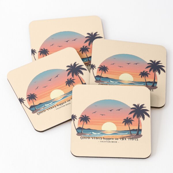 Item preview, Good vibes happen on the tides designed and sold by 2DKH.