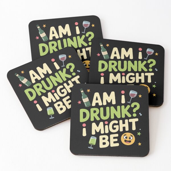 Item preview, Am I Drunk? I Might Be - Funny Drinking Party Design designed and sold by ByBryteG.