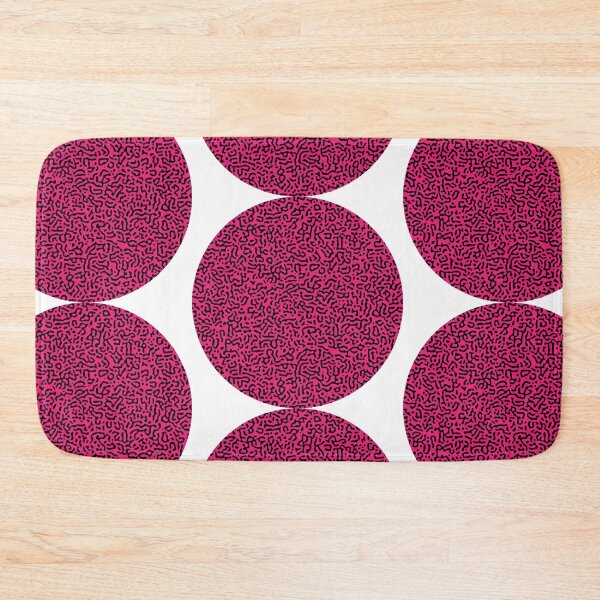 Item preview, Abstract Turing Pattern Puffer Fish Pink Black Mix designed and sold by FunnyFeelingStudio.